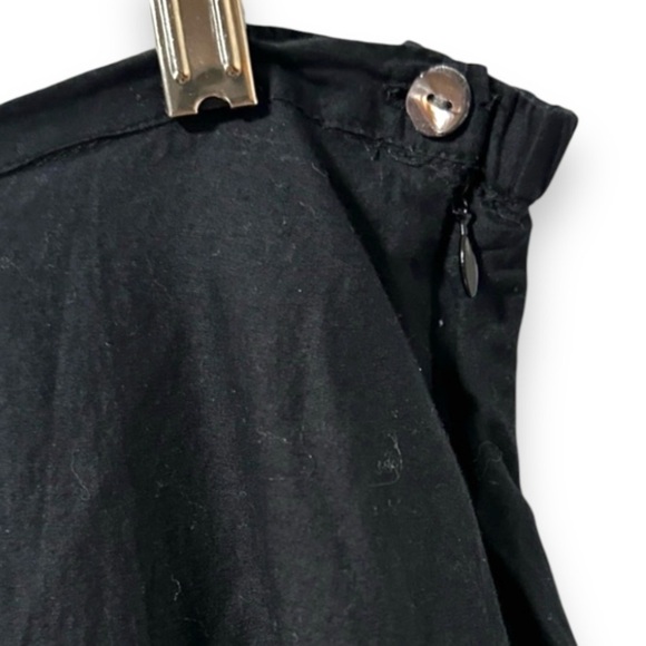 Chico's Black Embroidered Asian Motif Beaded Midi Skirt Women’s Size Medium Boho - Picture 7 of 8